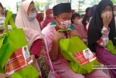 Bank Syariah Bandar Lampung Memberikan Santunan