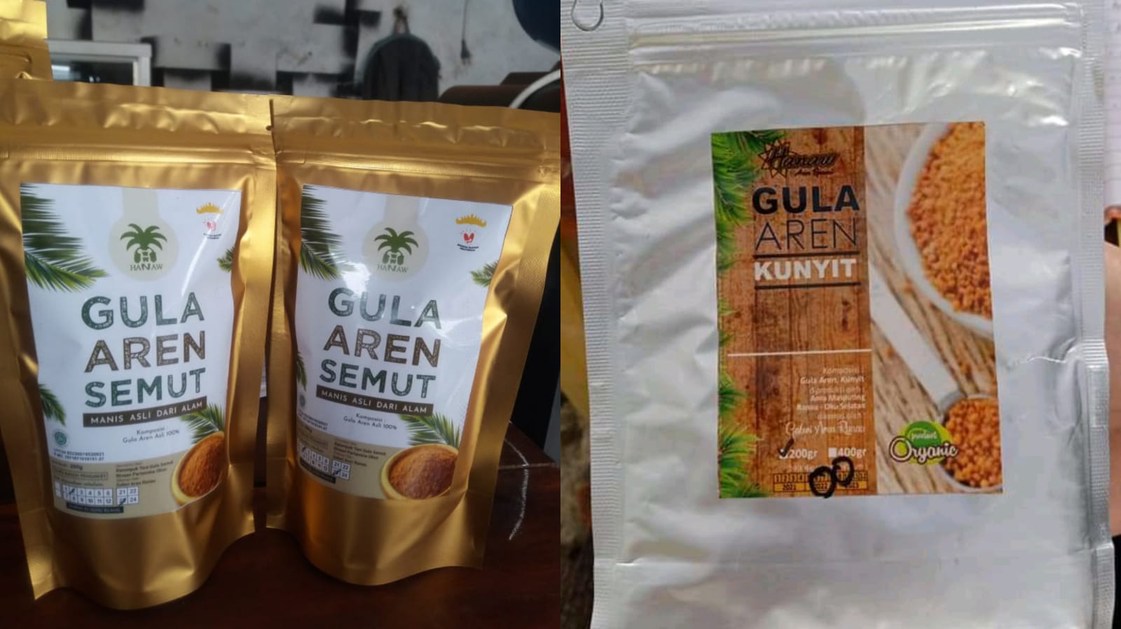 Pelaku UMKM Niraku Gula Aren di Pesawaran