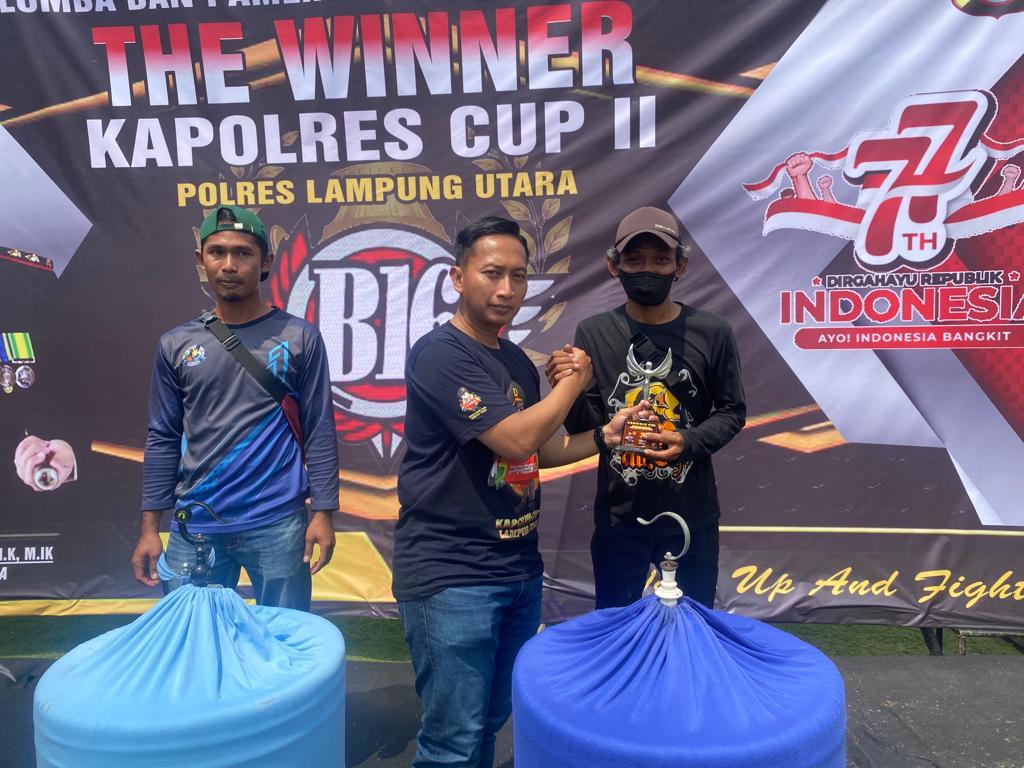 Polres Lampung Utara Gelar Lomba Burung Berkicau
