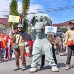 Parosil Mabsus Peringati Hari Gajah Sedunia 2022 di CFD Liwa
