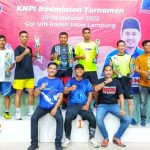 KNPI Bandar Lampung Bina Atlet Badminton