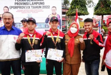 Kontingen Bandar Lampung Mendulang Emas di Porprov 2022
