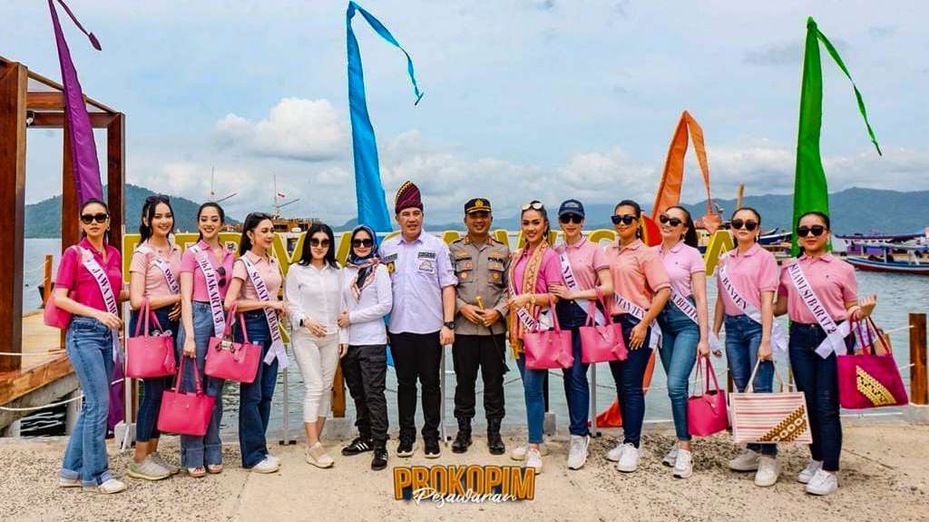 Finalis Puteri Indonesia 2023 Kunjungi Objek Wisata Pesawaran