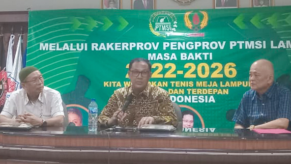 PTMSI Lampung Rapat Persiapan Babak Kualifikasi Pra PON