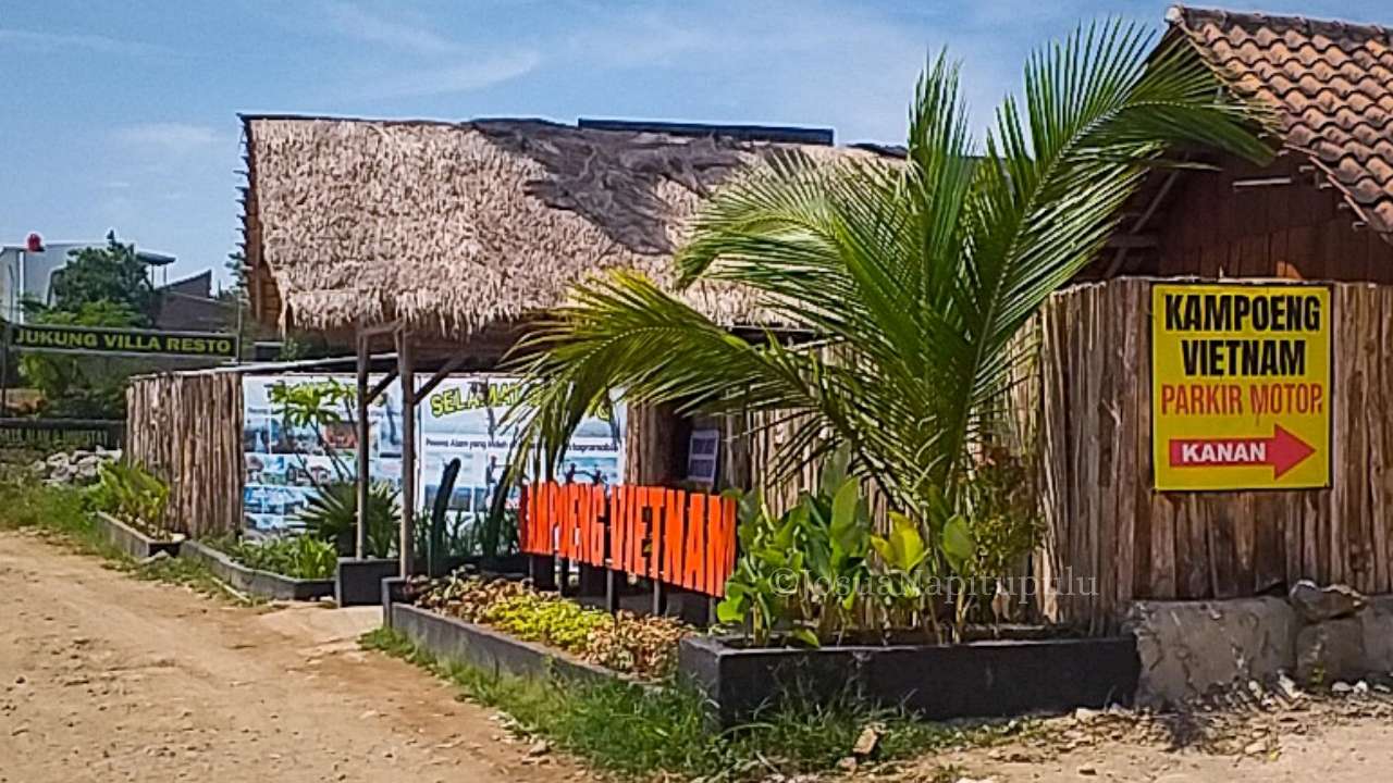 Kampung Vietnam di Bandar Lampung Ditutup Sementara