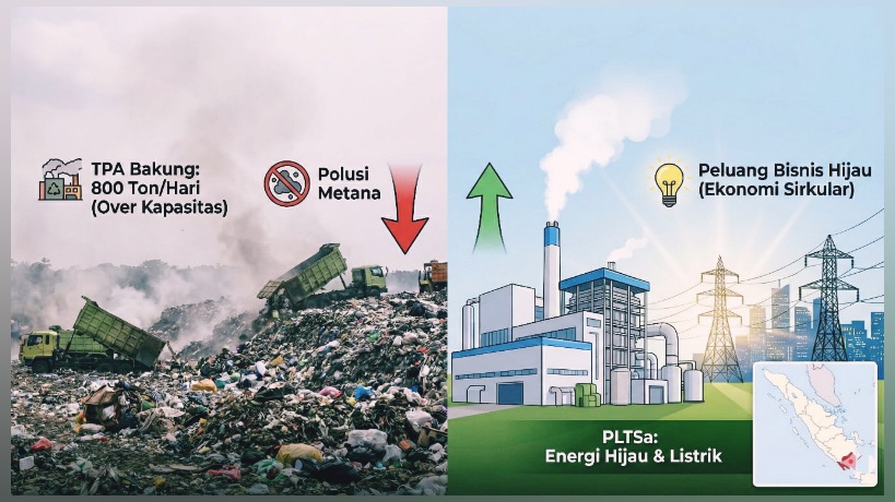 Lampung Ubah Sampah Jadi Listrik