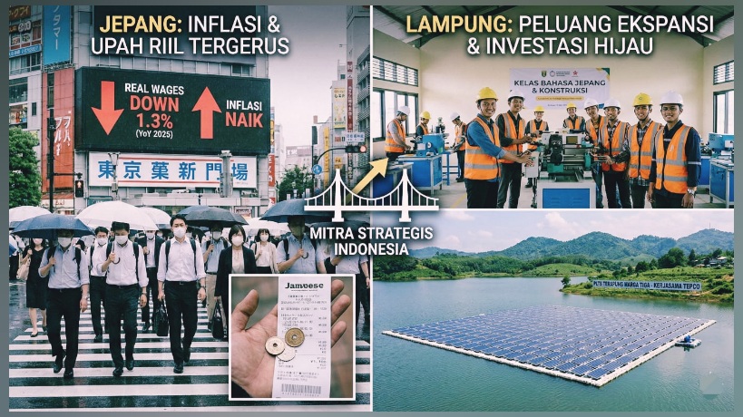 Upah Riil Jepang Tergerus Inflasi