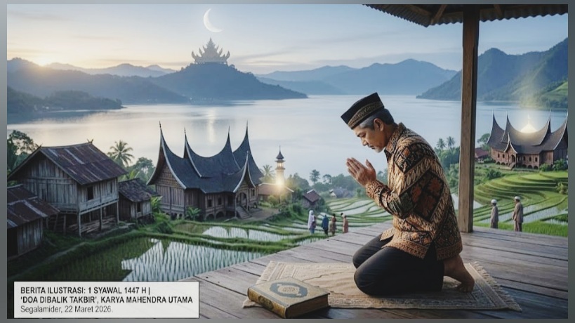 Doa Dibalik Takbir 1 Syawal 1447 H