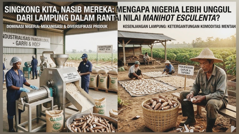 Singkong Nigeria Lebih Unggul dari Lampung
