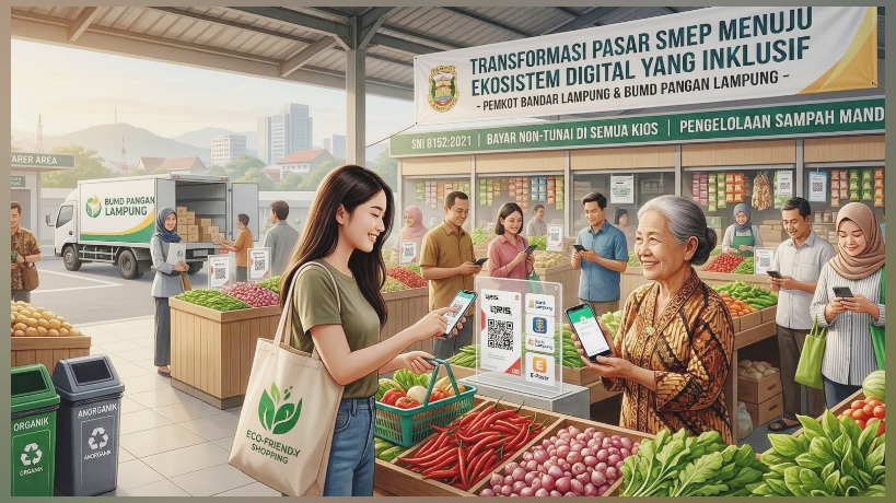 Strategi Transformasi Pasar Rakyat Bandarlampung