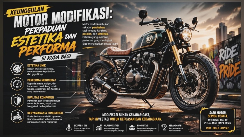 5 Keunggulan Motor Modifikasi