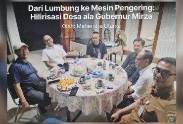 Hilirisasi Desa ala Gubernur Mirza