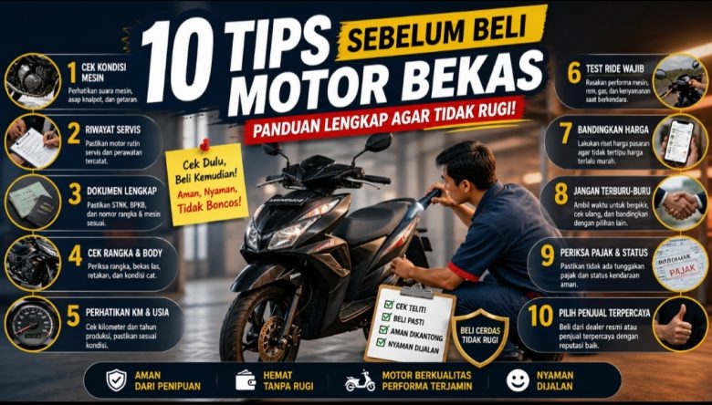 10 Tips Sebelum Beli Motor Bekas