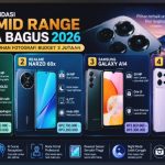 4 Rekomendasi HP Mid Range Kamera Bagus 2026