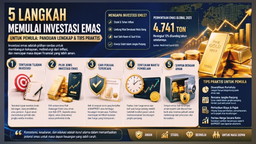 Investasi Emas untuk Pemula