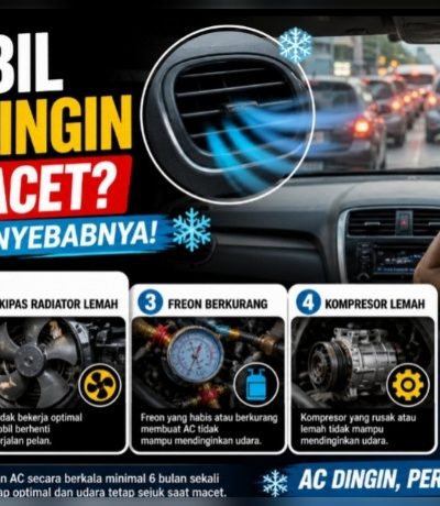 5 Penyebab AC Mobil Tidak Dingin Saat Macet