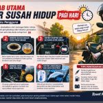 6 Penyebab Motor Susah Hidup Pagi Hari