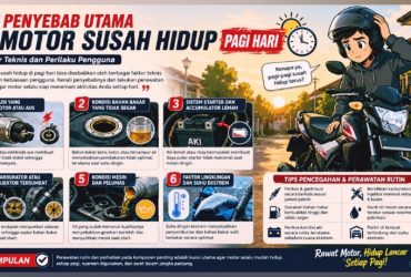 6 Penyebab Motor Susah Hidup Pagi Hari