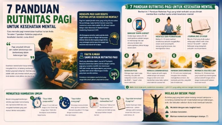 7 Panduan Rutinitas Pagi untuk Kesehatan Mental