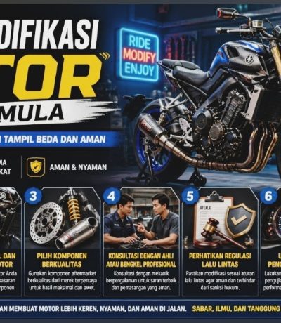 7 Tips Modifikasi Motor bagi Pemula