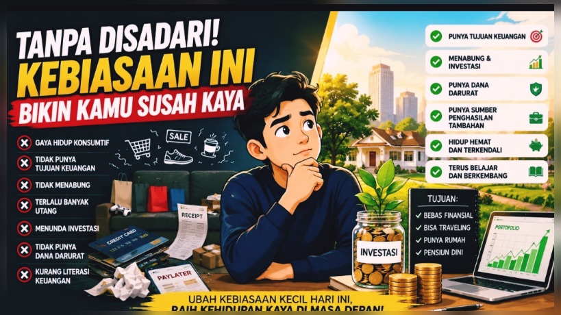 8 Kebiasaan Ini Bikin Susah Kaya