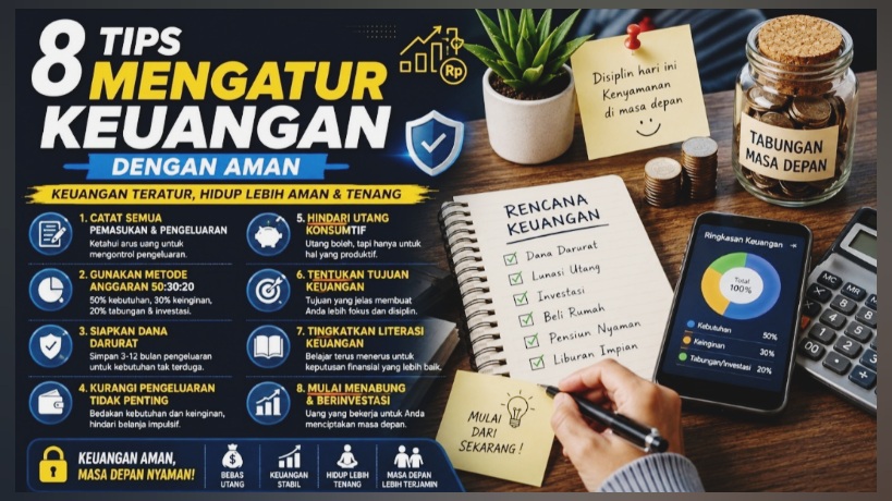 8 Tips Mengatur Keuangan dengan Aman