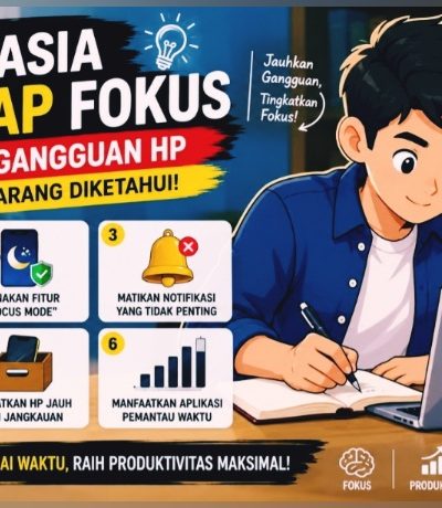 Inilah 6 Rahasia Tetap Fokus Tanpa Gangguan HP