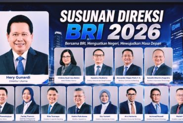 Inilah Susunan Lengkap 13 Direksi BRI 2026