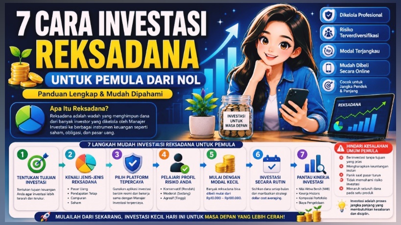 7 Cara Investasi Reksadana untuk Pemula dari Nol