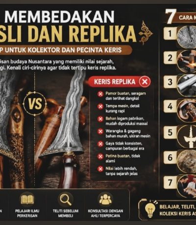 7 Cara Membedakan Keris Asli dan Replika