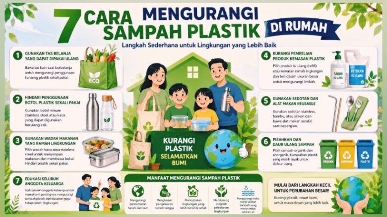7 Cara Mengurangi Sampah Plastik di Rumah