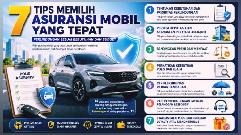 7 Tips Memilih Asuransi Mobil yang Tepat