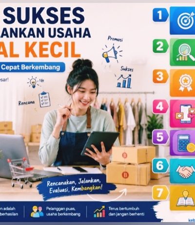 7 Tips Sukses Menjalankan Usaha Modal Kecil