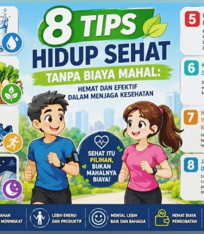 8 Tips Hidup Sehat Tanpa Biaya Mahal