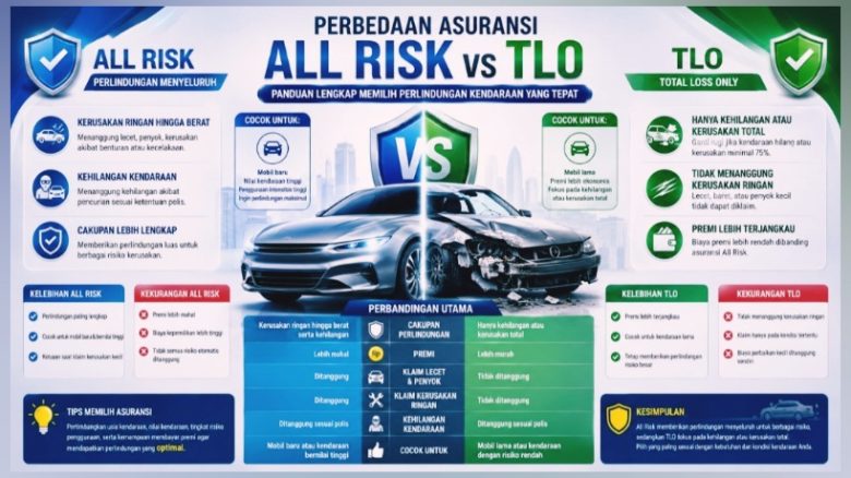 Inilah Perbedaan Asuransi All Risk dan TLO