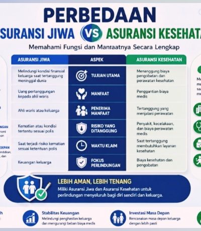 Perbedaan Asuransi Jiwa dan Asuransi Kesehatan
