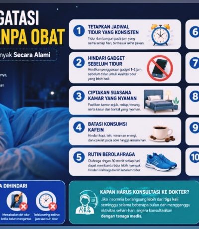 10 Cara Mengatasi Insomnia Tanpa Obat