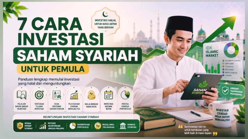 7 Cara Investasi Saham Syariah untuk Pemula