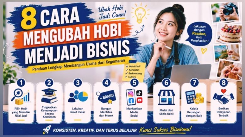 8 Cara Mengubah Hobi Menjadi Bisnis