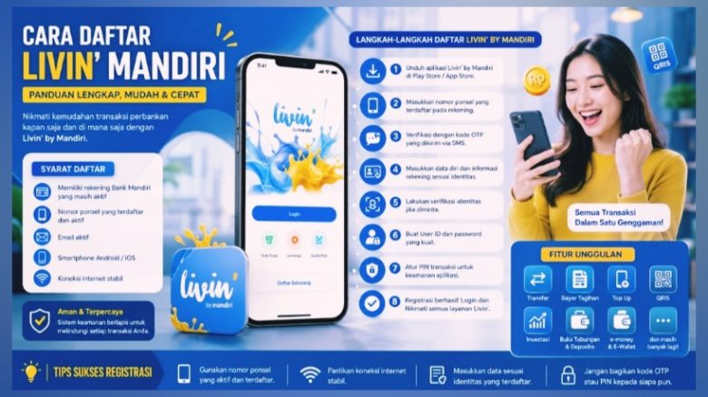 Inilah Cara Daftar Livin Mandiri