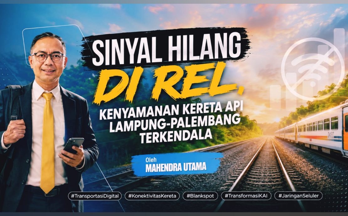 Kenyamanan Kereta Api Lampung-Palembang Terkendala