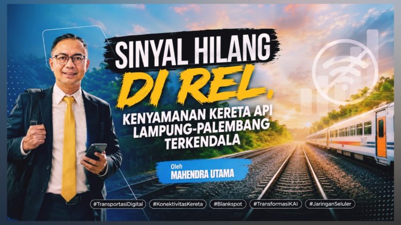Kenyamanan Kereta Api Lampung-Palembang Terkendala