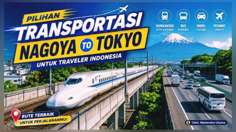 Pilihan Transportasi Nagoya Tokyo untuk Traveler Indonesia