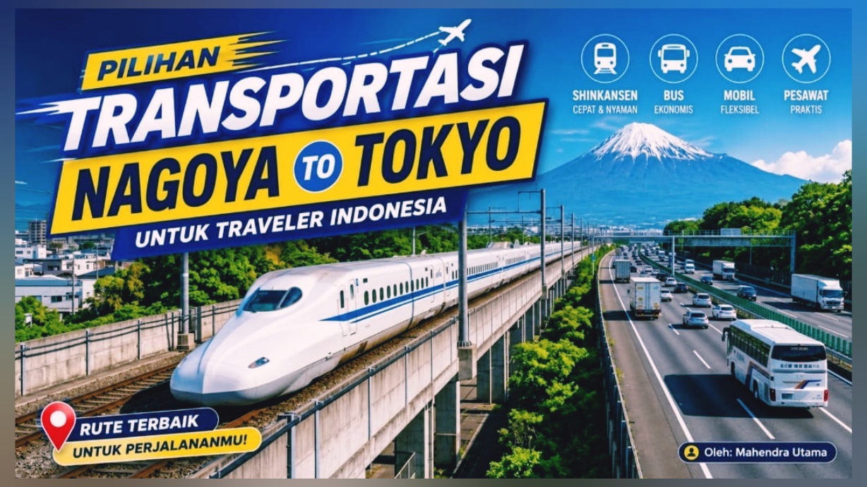 Pilihan Transportasi Nagoya Tokyo untuk Traveler Indonesia