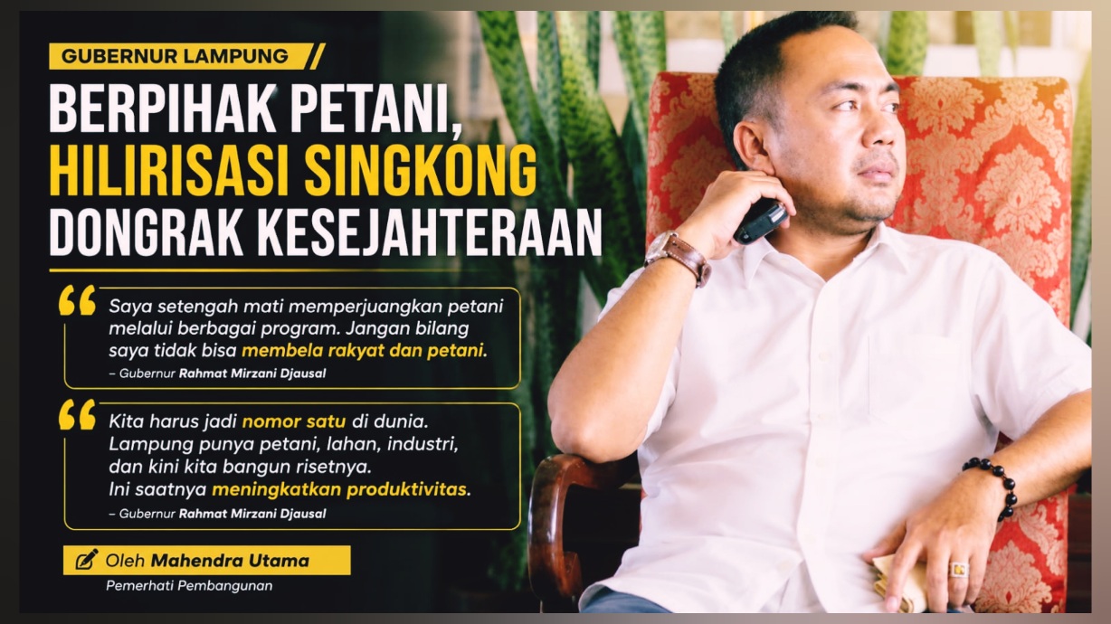 Gubernur Lampung Berpihak Petani