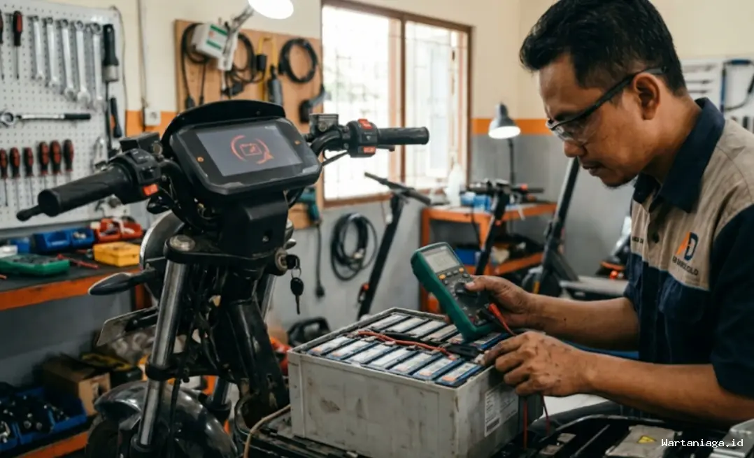 Baterai Motor Listrik Mulai Drop Setelah Berapa Lama Pemakaian?