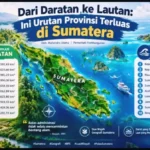 Ini Urutan Provinsi Terluas di Sumatera