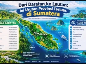 Ini Urutan Provinsi Terluas di Sumatera