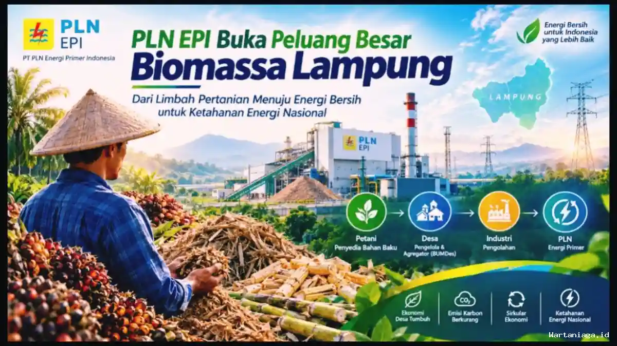 PLN EPI Buka Peluang Besar Biomassa Lampung