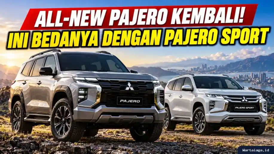 All-new Pajero Kembali, Ini Perbedaannya dengan Pajero Sport